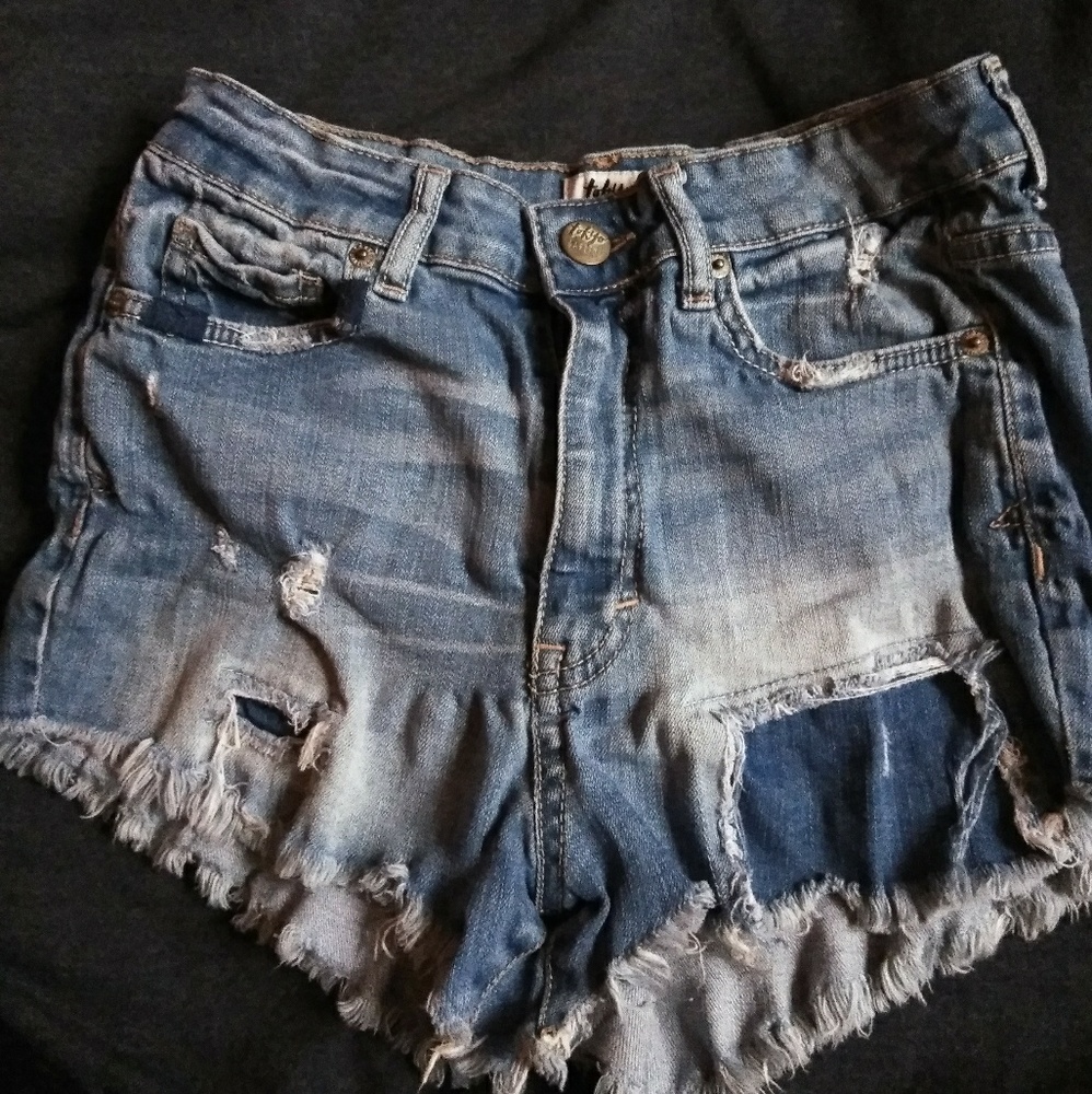 High waist shorts